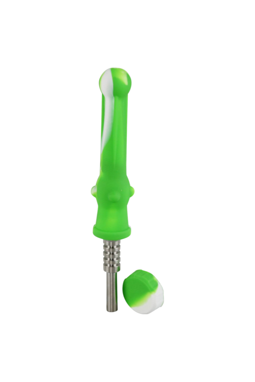 Shop Silicone "Dab Collector" Vapor Straw with Titianium Tip in australian