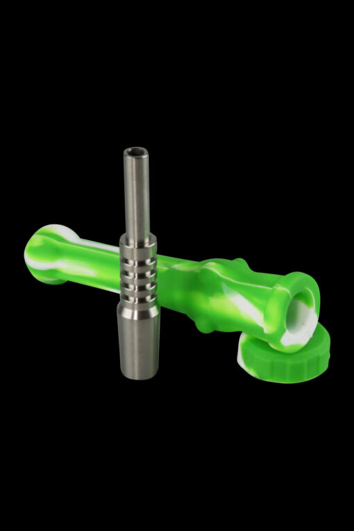 Shop Silicone "Dab Collector" Vapor Straw with Titianium Tip in australian