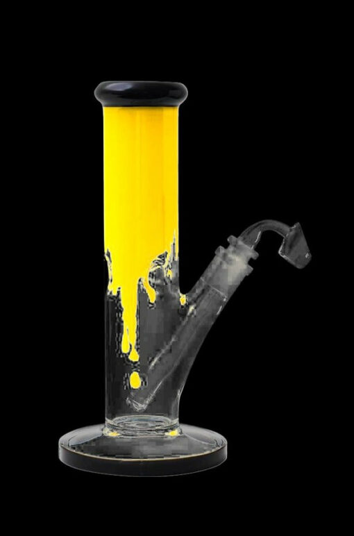 Shop Famous Brandz "Surrender" 10" Straight Tube Dab Rig in australian