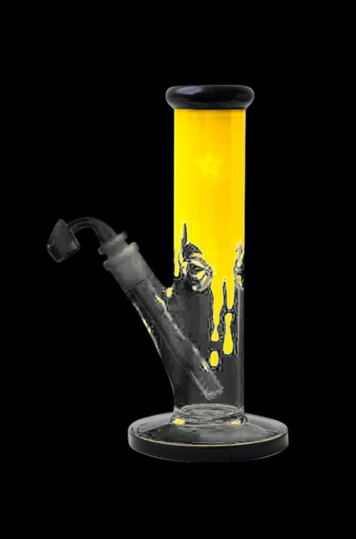 Shop Famous Brandz "Surrender" 10" Straight Tube Dab Rig in australian