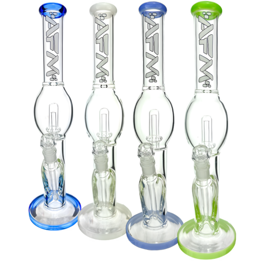 Shop 18" AFM Unidentified Flyer Glass Straight Tube Bong in australian