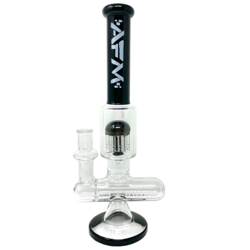 Shop 12" AFM Glass Sidewinder Inline Perc Glass Bong in australian