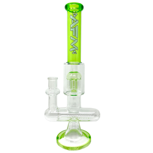 Shop 12" AFM Glass Sidewinder Inline Perc Glass Bong in australian