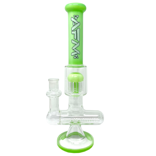 Shop 12" AFM Glass Sidewinder Inline Perc Glass Bong in australian