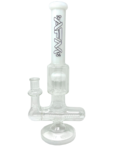 Shop 12" AFM Glass Sidewinder Inline Perc Glass Bong in australian