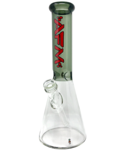 Shop 12" AFM Glass Extraterrestrial Colored Glass Sleeve Beaker Bong in australian