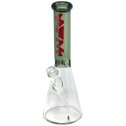 Shop 12" AFM Glass Extraterrestrial Colored Glass Sleeve Beaker Bong in australian