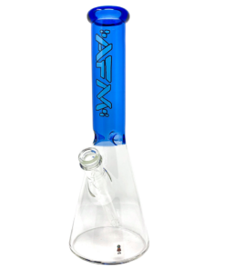 Shop 12" AFM Glass Extraterrestrial Colored Glass Sleeve Beaker Bong in australian