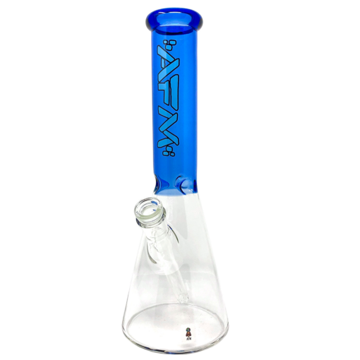 Shop 12" AFM Glass Extraterrestrial Colored Glass Sleeve Beaker Bong in australian