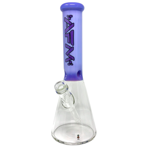 Shop 12" AFM Glass Extraterrestrial Colored Glass Sleeve Beaker Bong in australian