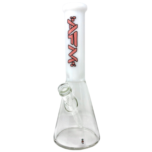 Shop 12" AFM Glass Extraterrestrial Colored Glass Sleeve Beaker Bong in australian