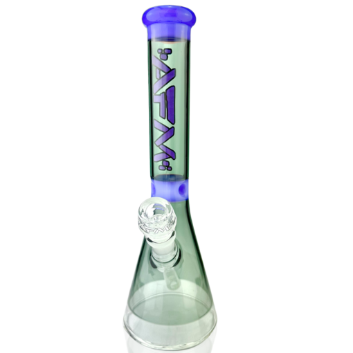 Shop 12" AFM Glass Extraterrestrial Double Color Glass Beaker Bong in australian