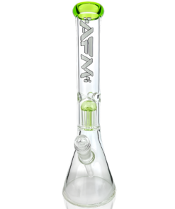 Shop 18" AFM Hitter Single Arm Perc 9mm Glass Beaker bong in australian