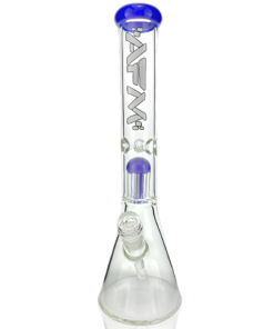 Shop 18" AFM Hitter Single Arm Perc 9mm Glass Beaker bong in australian