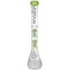 Shop 18" AFM Hitter Double Arm Perc 9mm Glass Beaker Bong in australian