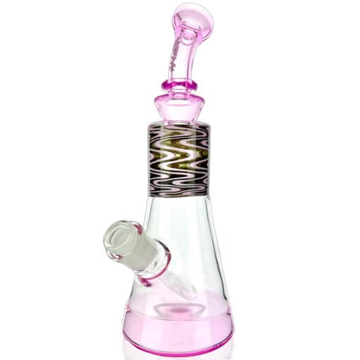 Shop 10.5" AFM Glass Wig Wag Glass Beaker Bong in australian