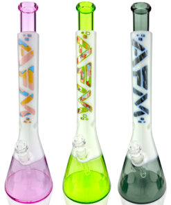 Shop 18" AFM Glass Ice Cream Quasar Glass Beaker Bong in australian