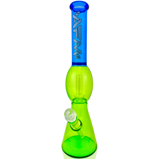 Shop 18" AFM UFO Double Color Glass Beaker Bong in australian