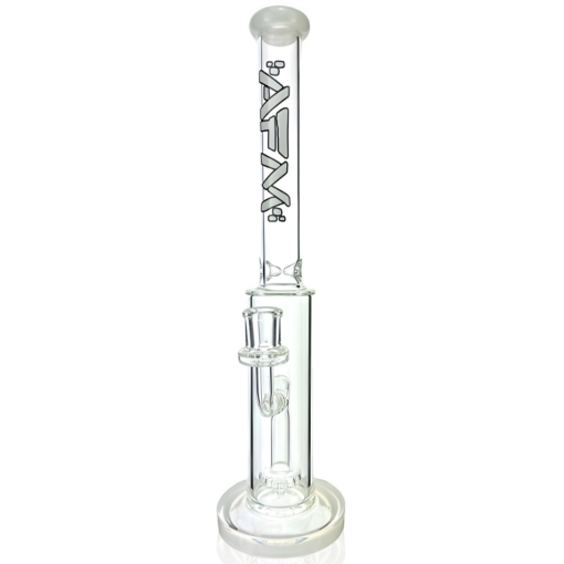 Shop 14" AFM Glass Snipe Shower-head Glass Straight Tube Bong in australian