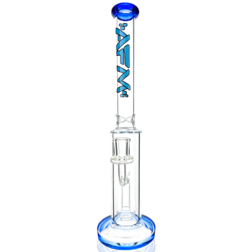 Shop 14" AFM Glass Snipe Shower-head Glass Straight Tube Bong in australian