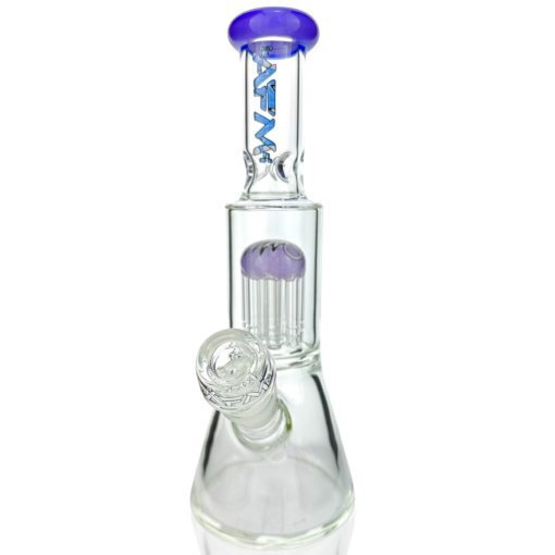 Shop 10" AFM Glass Reversal Arm Perc Glass Mini Beaker Bong in australian