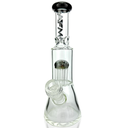 Shop 10" AFM Glass Reversal Arm Perc Glass Mini Beaker Bong in australian