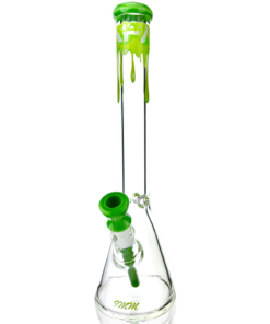 Shop 18" AFM Drippy Clear 9mm Glass Beaker + Ash Catcher Bundle in australian