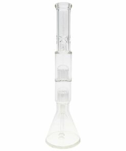 Shop Thick Ass Glass 20" Beaker Bong w/ Double 16-Arm Tree Perc 7mm in australian