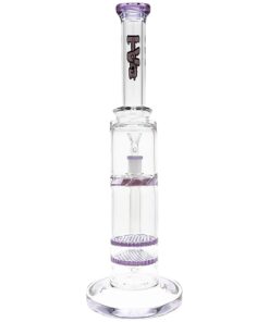 Shop Thick Ass Glass 16" Double Honeycomb Bong w/ Spinning Guard in australian