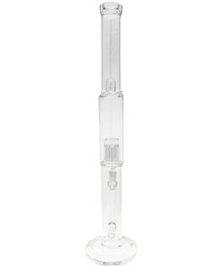 Shop Thick Ass Glass 22" Super Slit Inline & 12 Arm Tree Bong - 44x4MM with Sandblasted Logo in australian