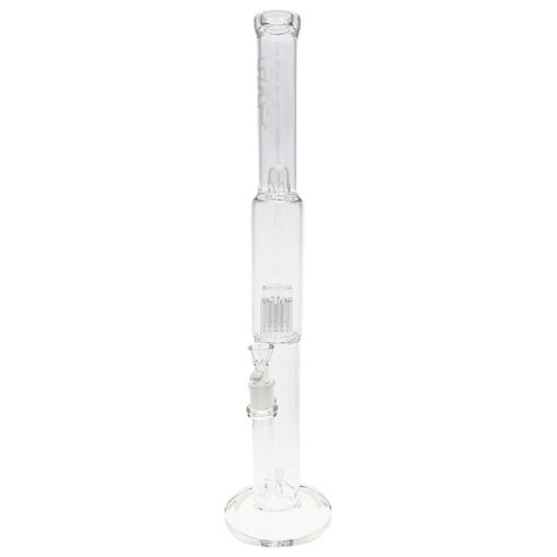 Shop Thick Ass Glass 22" Super Slit Inline & 12 Arm Tree Bong - 44x4MM with Sandblasted Logo in australian