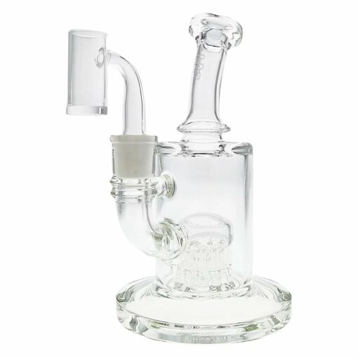 Shop Thick Ass Glass 7.5" Bent Neck Bong with 12-Arm Tree Diffuser in australian