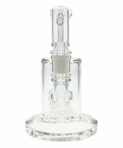 Shop Thick Ass Glass 7.5" Bent Neck Bong with 12-Arm Tree Diffuser in australian