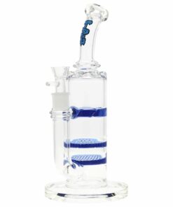 Shop Thick Ass Glass 12" Honeycomb Dual Percolator Bong with Spinning Guard in australian