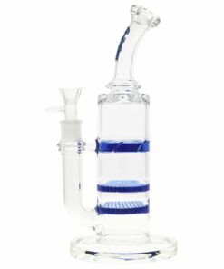 Shop Thick Ass Glass 12" Honeycomb Dual Percolator Bong with Spinning Guard in australian