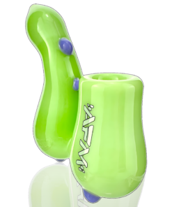 Shop 3.5" AFM Groovy Glass Sherlock Hand Pipe in australian