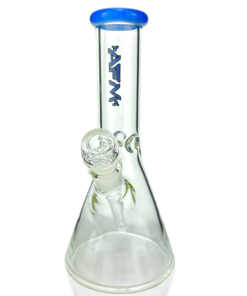 Shop 10" AFM Glass Classic Colored Lip Beaker Bong in australian