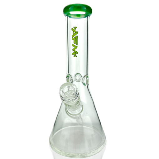 Shop 10" AFM Glass Classic Colored Lip Beaker Bong in australian