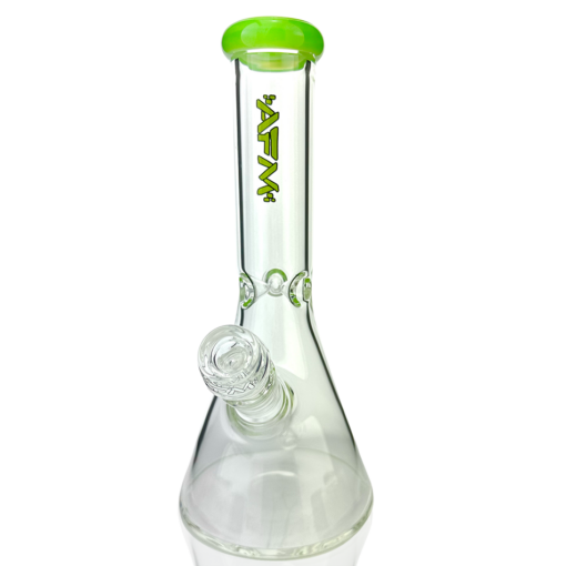 Shop 10" AFM Glass Classic Colored Lip Beaker Bong in australian