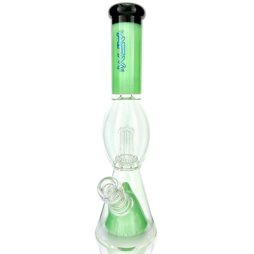 Shop 13" AFM Glass UFO Pyramid Color Glass Beaker Bong in australian