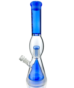 Shop 16" AFM Glass UFO Pyramid Perc Glass Beaker Bong in australian