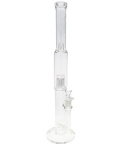 Shop Thick Ass Glass 22" Super Slit Inline & 12 Arm Tree Bong - 44x4MM with Sandblasted Logo in australian