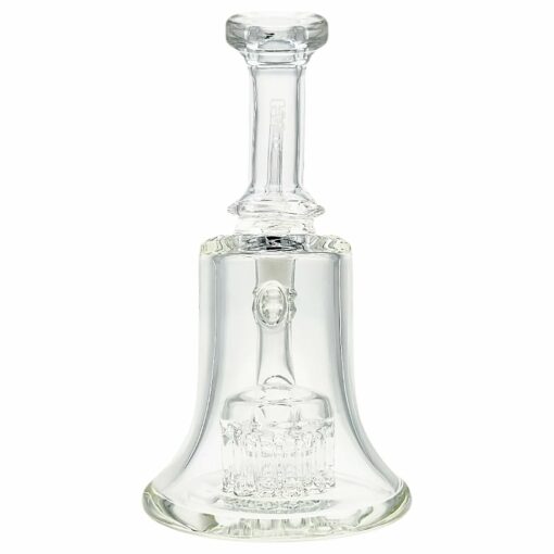 Shop Thick Ass Glass 6.5" Bent Neck Bong w/ 12-Arm Diffuser & Bellow Base - 14MM Female in australian