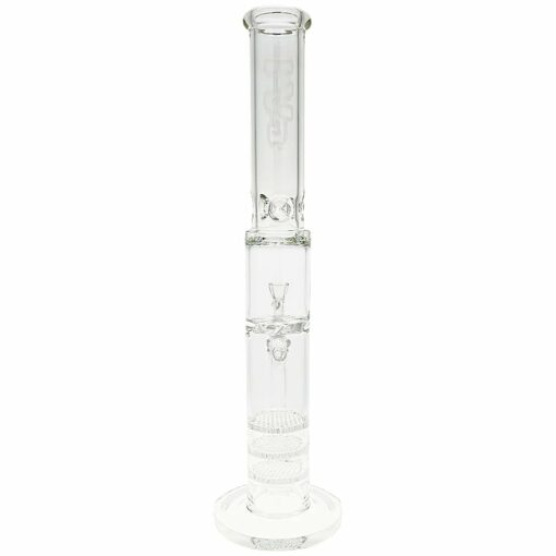 Shop Thick Ass Glass 20" Triple Honeycomb Quartz Bong w/ Spinning Guard in australian