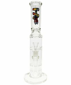 Shop Thick Ass Glass 16" Quartz Double Honeycomb Bong w/ Spinning Guard in australian