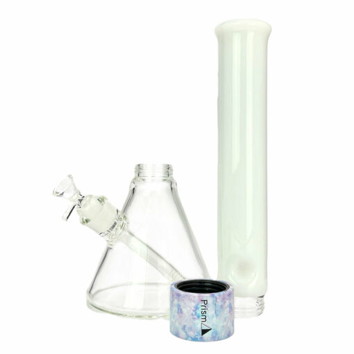 Shop Prism Halo 17.8" Customizable Beaker Bong with Clear Downstem & Bowl in australian