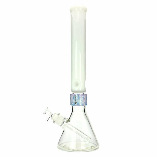 Shop Prism Halo 17.8" Customizable Beaker Bong with Clear Downstem & Bowl in australian