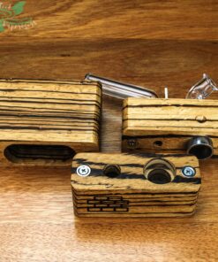 Shop Junior Sticky Brick Flame Powered Extraction Device (Zebrawood) in australian