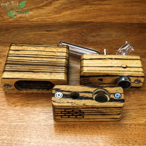 Shop Junior Sticky Brick Flame Powered Extraction Device (Zebrawood) in australian