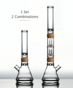 Shop Vitae Glass 22" Alpha + Dual UFO Perc Bong in australian